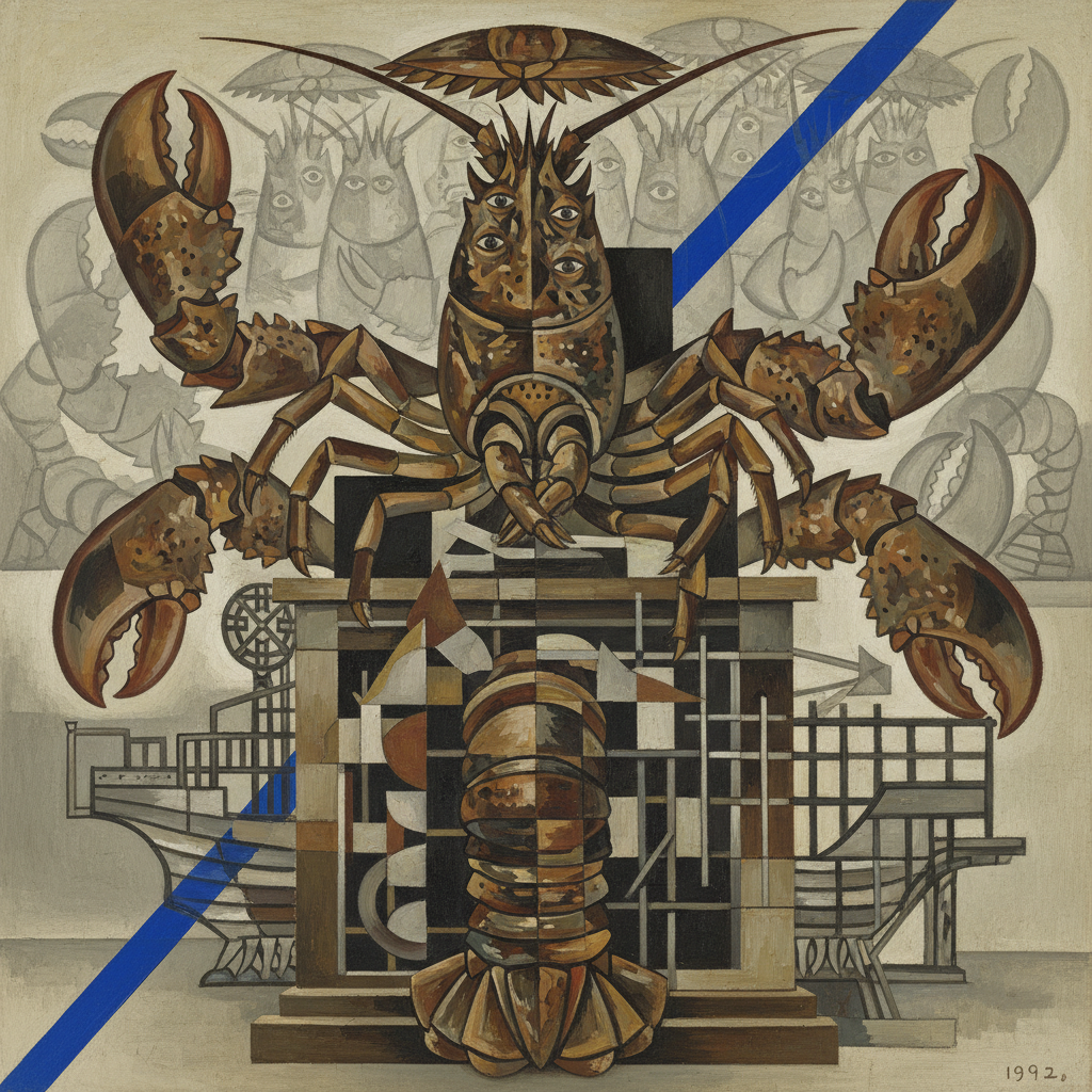 B16 Cubist Lobster Parliament