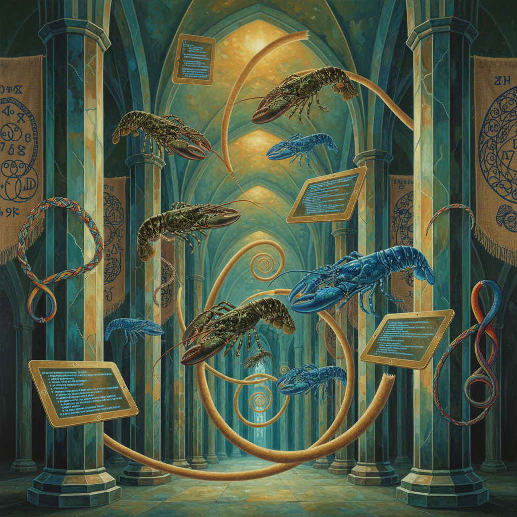 B16 Egon Polyptych Lobster Cathedral