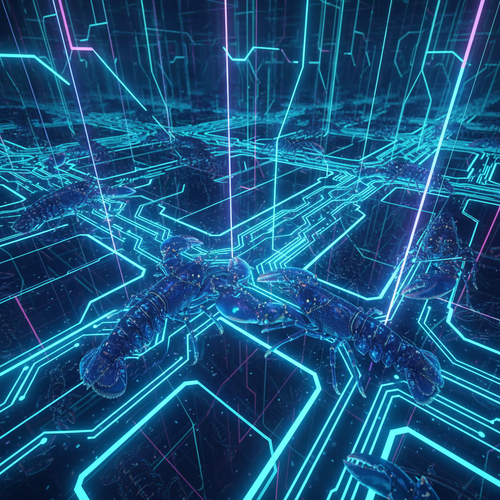 B3 Blue Fractal Labyrinth