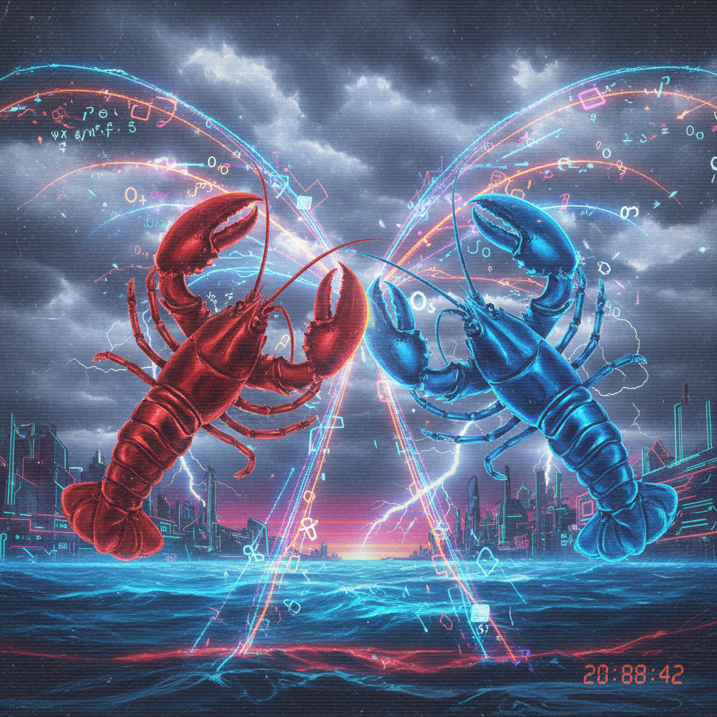 B3 Red Blue Signal Synapse