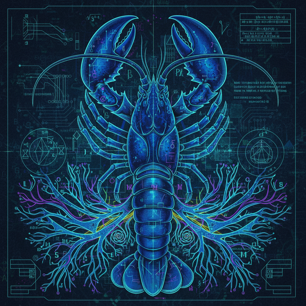 B4 Blue Recursive Tree