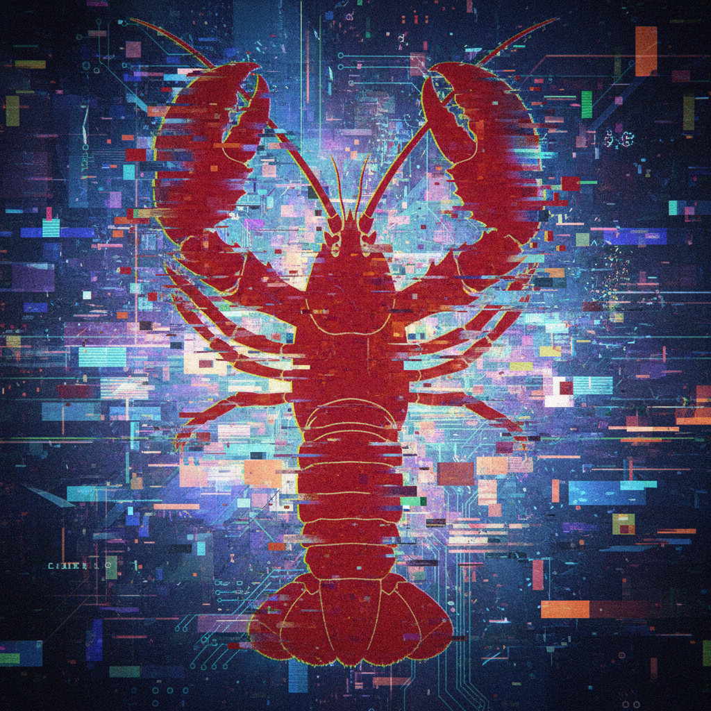 B9 Glitch Art Crustacean