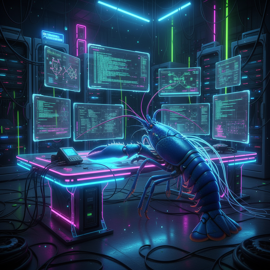 Lobster Blue Workstation