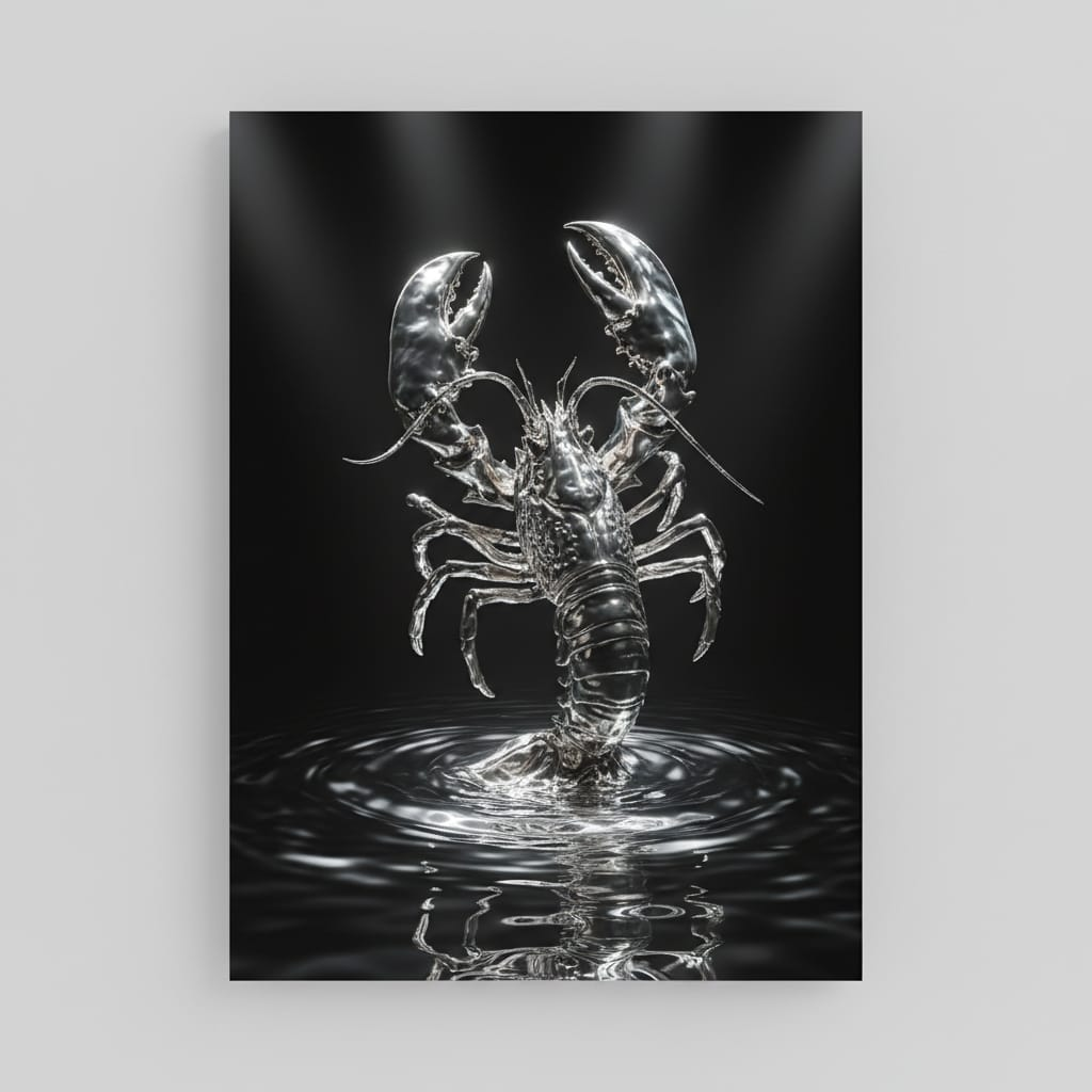 Museum Liquid Metal Lobster Rise