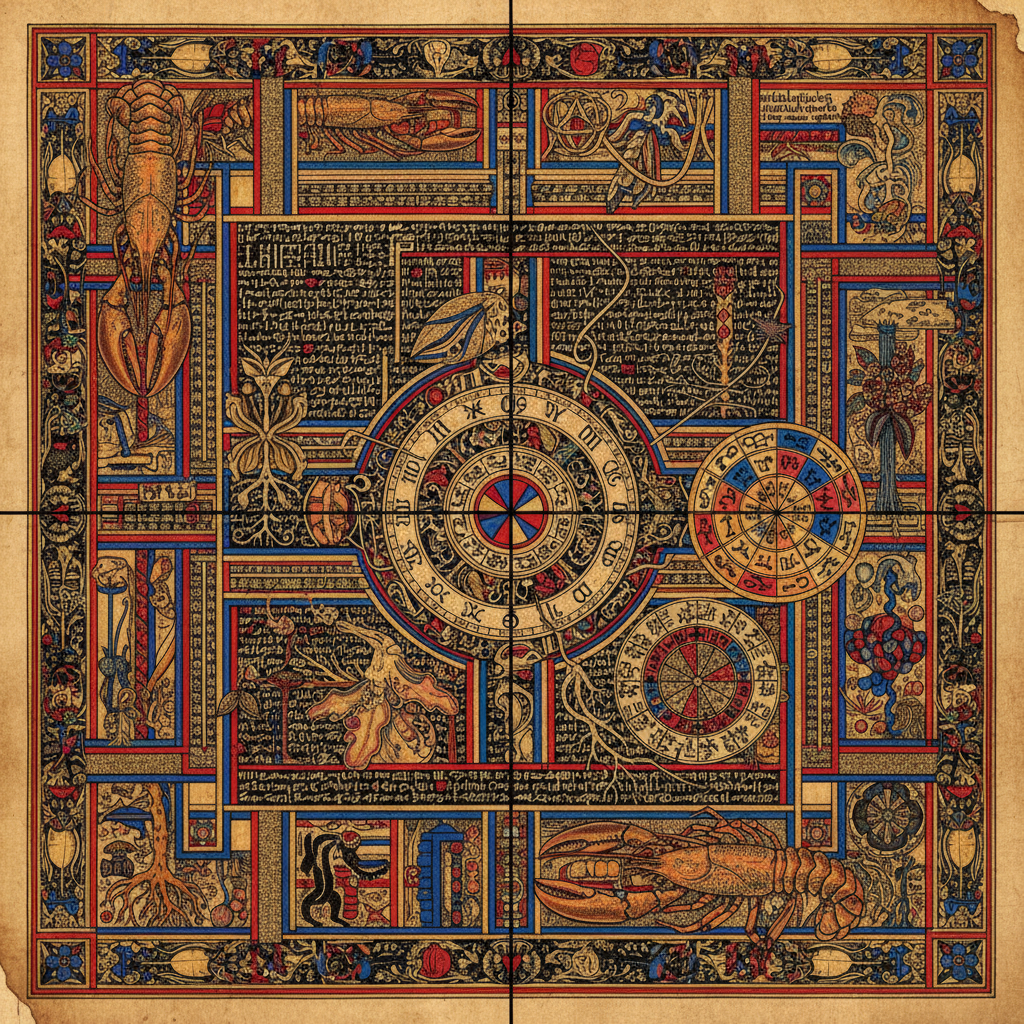 Voynich Wing De Stijl 02b Dense